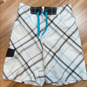 🔥🔥🔥Old Navy Swim Shorts White Black Teal Boys